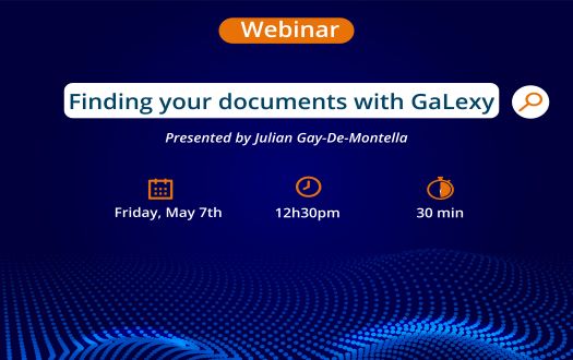 Webinar: Finding your documents with GaLexy